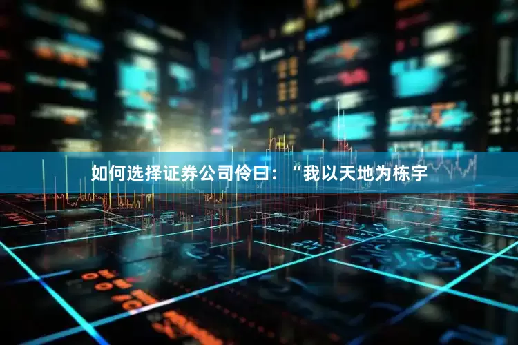 如何选择证券公司伶曰：“我以天地为栋宇
